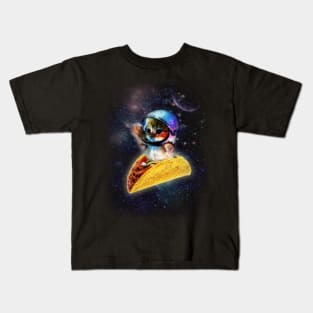 Taco Space Cat Kids T-Shirt